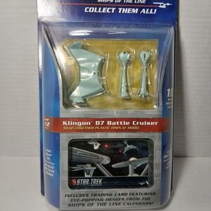 AMT 1/2500 Star Trek Klingon D7 Battle Cruiser Snap-Together Model 914 NIB